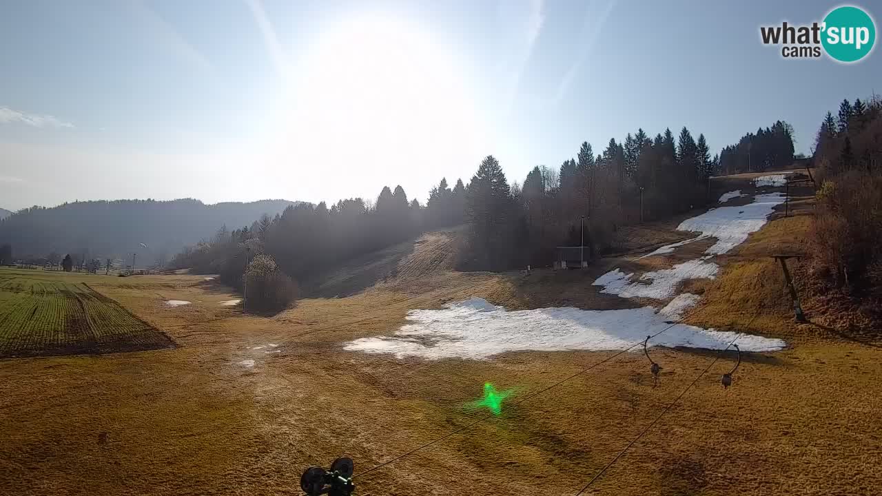 Webcam Smučišče Senožeta – Ski Resort Live View near Bohinj