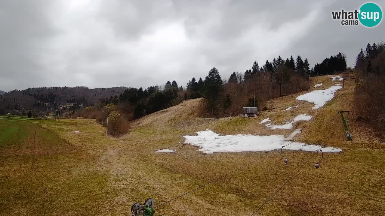 Spletna kamera Smučišče Senožeta – smučarsko središče v Srednji vasi pri Bohinju
