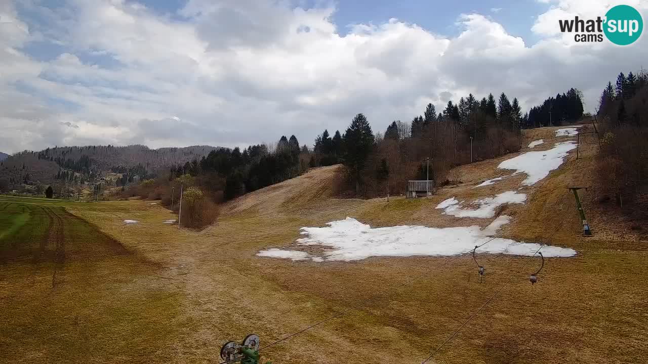 Web kamera Smučišče Senožeta – Skijalište u Srednjoj Vasi kod Bohinja