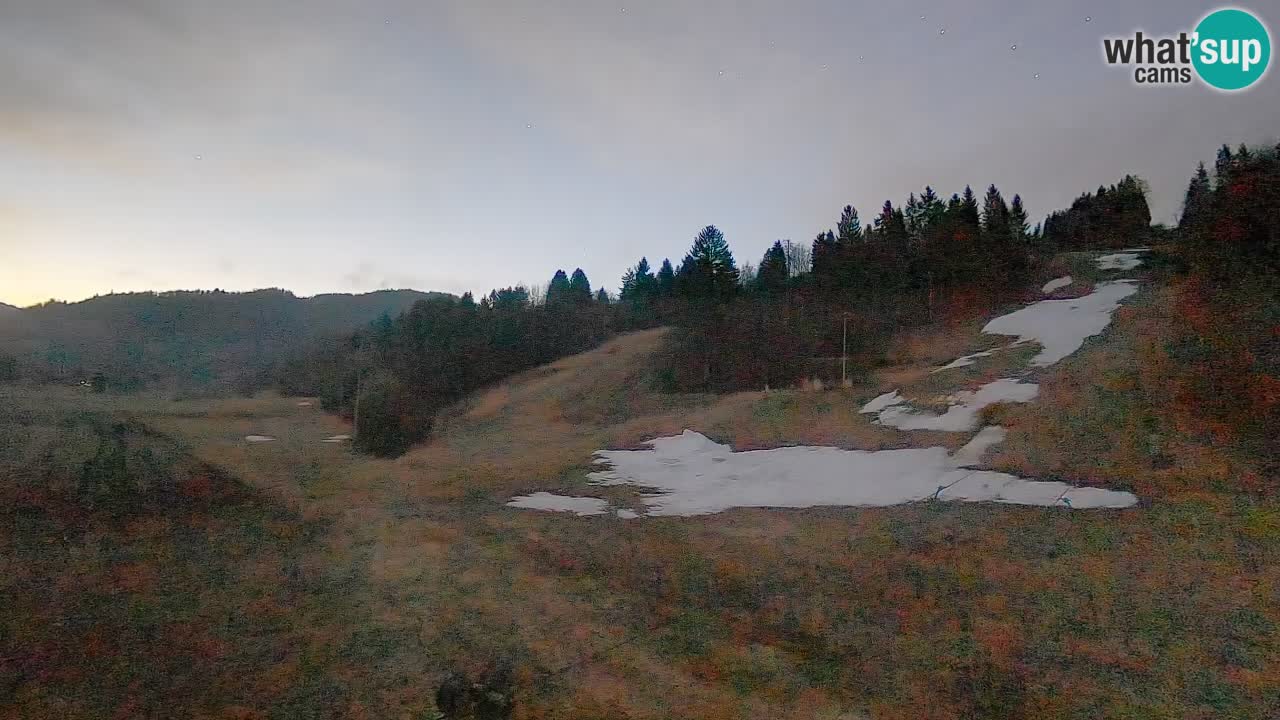 Webcam Smučišče Senožeta – Ski Resort Live View near Bohinj