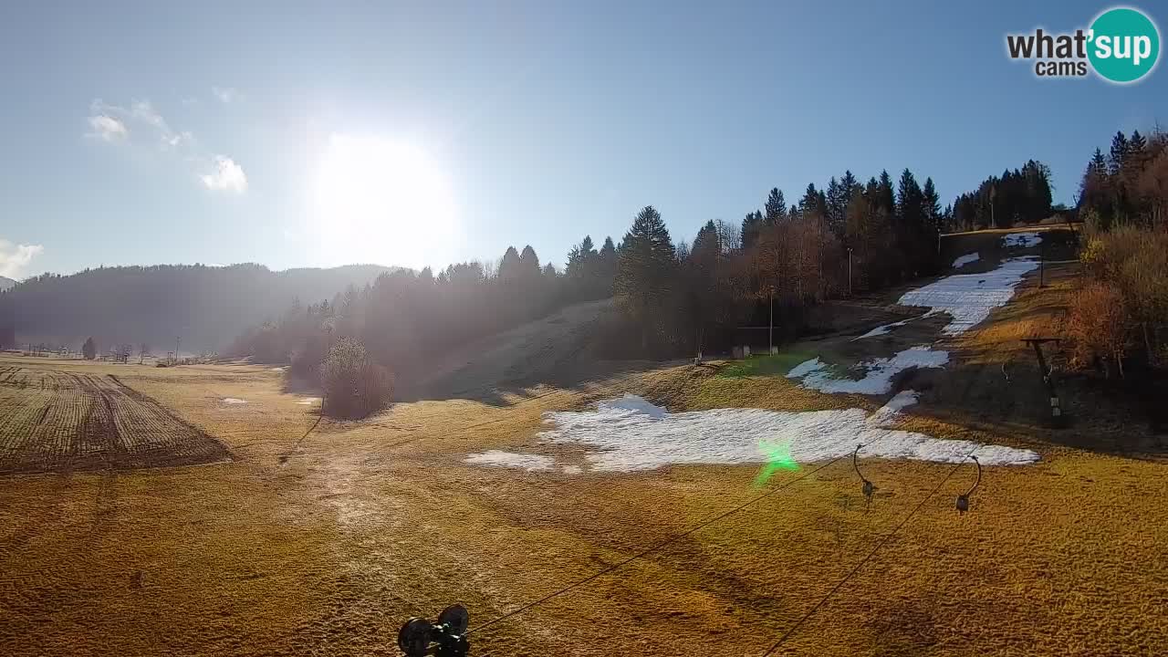 Webcam Smučišče Senožeta – Ski Resort Live View near Bohinj