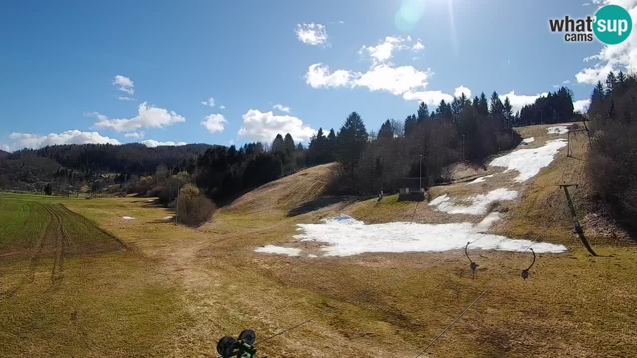 Webcam Smučišče Senožeta – Ski Resort Live View near Bohinj