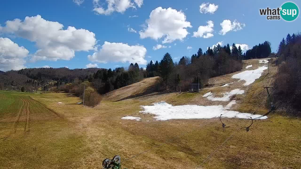 Webcam Smučišče Senožeta – Stazione sciistica a Srednja Vas vicino Bohinj