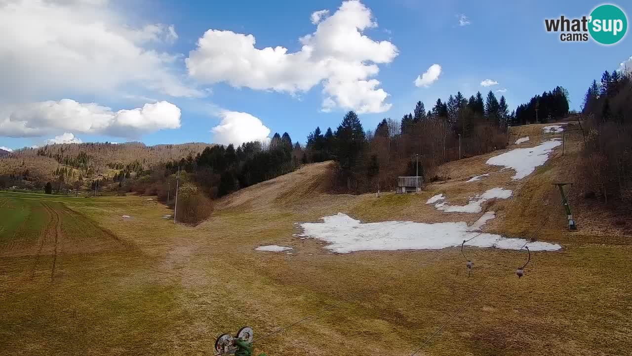 Webcam Smučišče Senožeta – Station de ski à Srednja Vas près de Bohinj