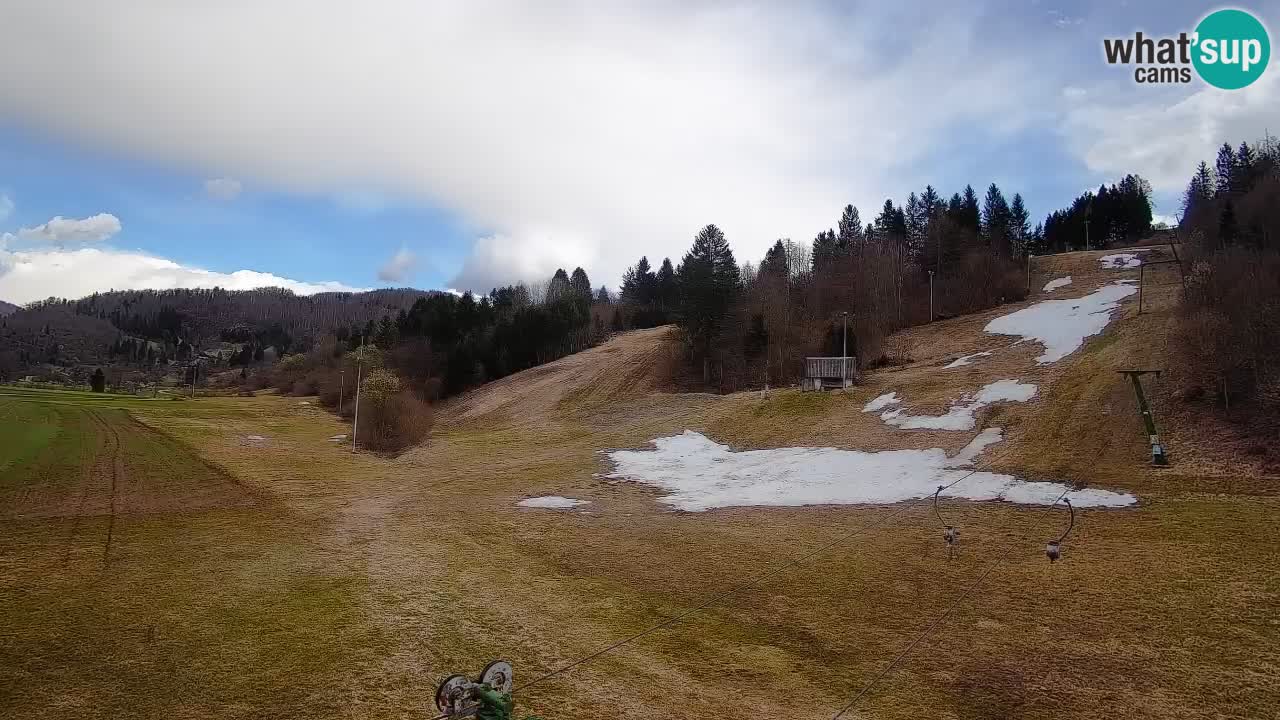 Webcam Smučišče Senožeta – Ski Resort Live View near Bohinj
