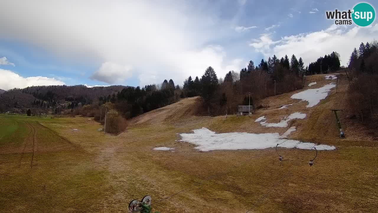 Cámara web Smučišče Senožeta – Estación de esquí en Srednja Vas cerca de Bohinj