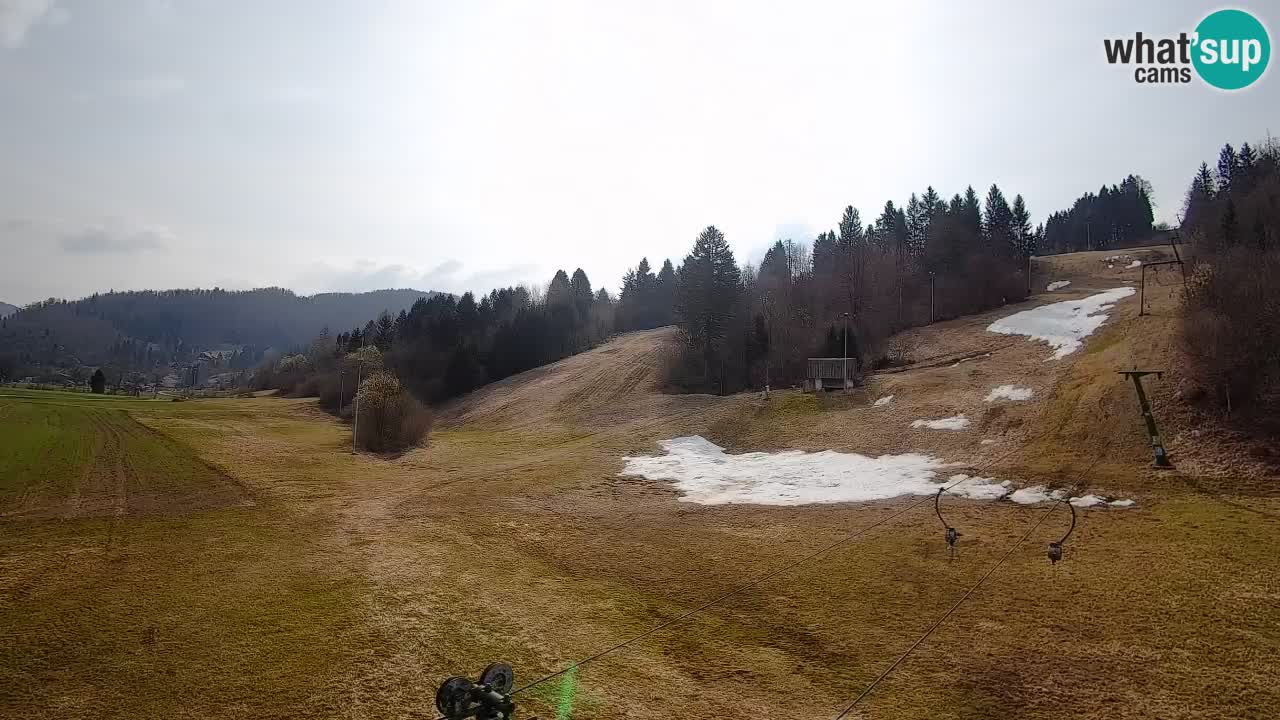 Cámara web Smučišče Senožeta – Estación de esquí en Srednja Vas cerca de Bohinj