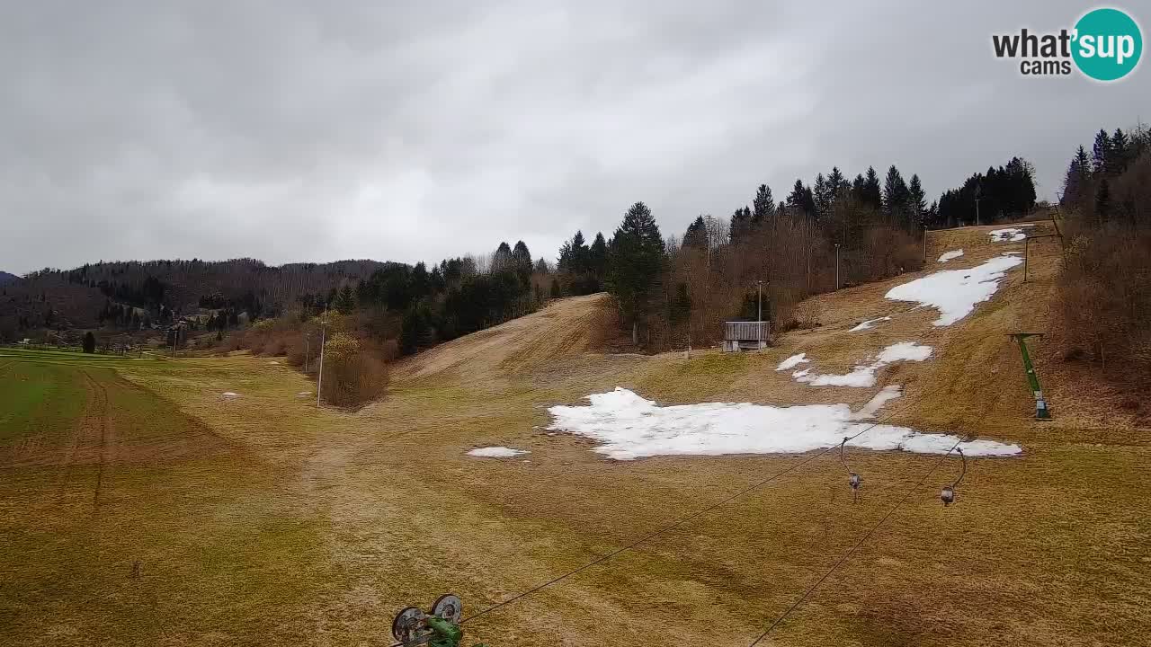 Webcam Smučišče Senožeta – Station de ski à Srednja Vas près de Bohinj