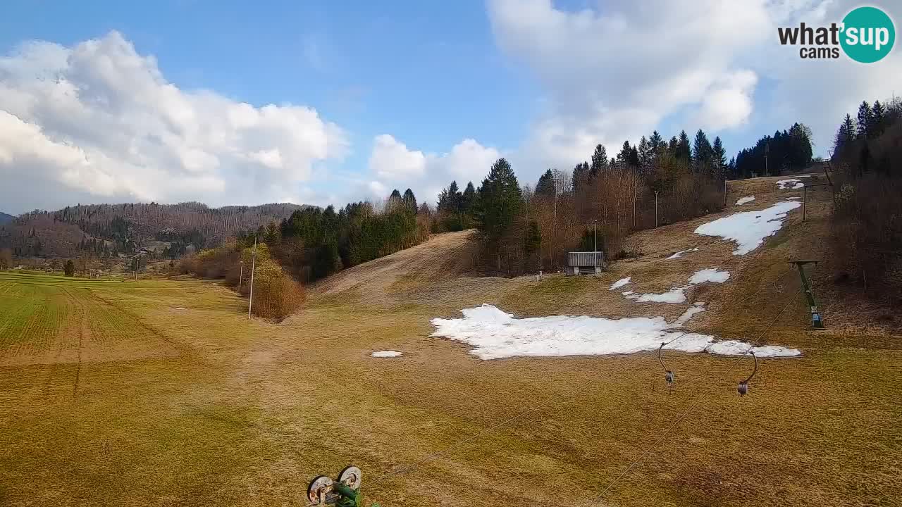 Webcam Smučišče Senožeta – Stazione sciistica a Srednja Vas vicino Bohinj