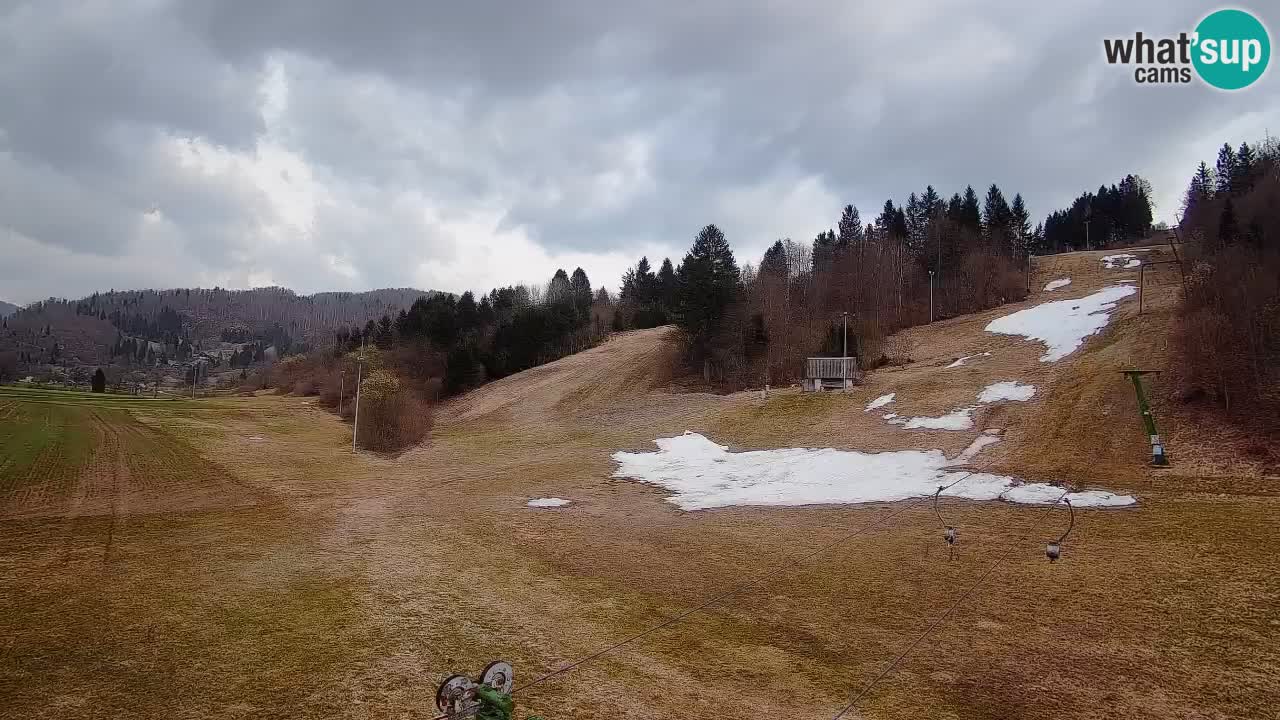 Webcam Smučišče Senožeta – Station de ski à Srednja Vas près de Bohinj