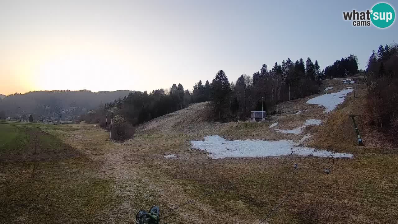 Cámara web Smučišče Senožeta – Estación de esquí en Srednja Vas cerca de Bohinj
