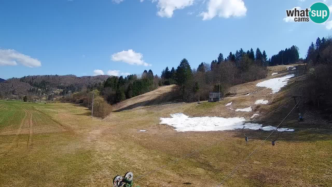 Webcam Smučišče Senožeta – Station de ski à Srednja Vas près de Bohinj