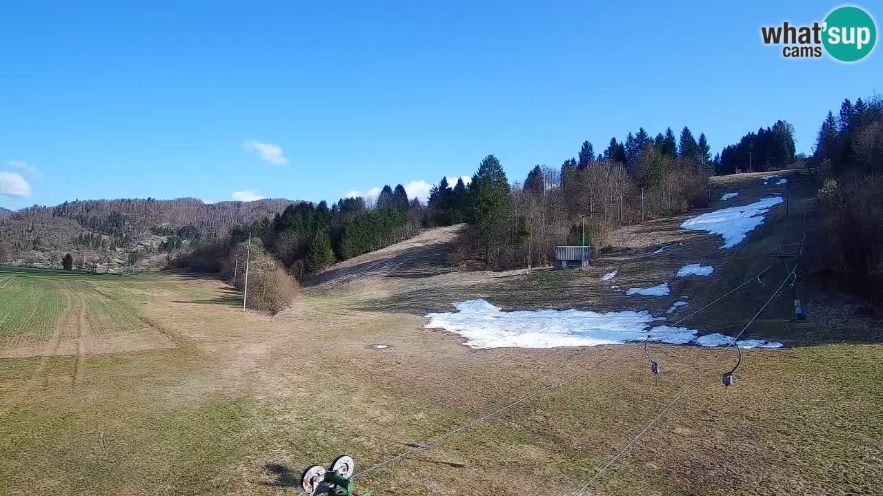 Webcam Smučišče Senožeta – Stazione sciistica a Srednja Vas vicino Bohinj