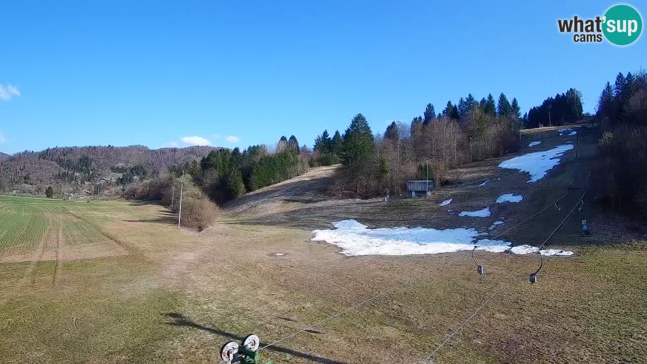 Webcam Smučišče Senožeta – Ski Resort Live View near Bohinj