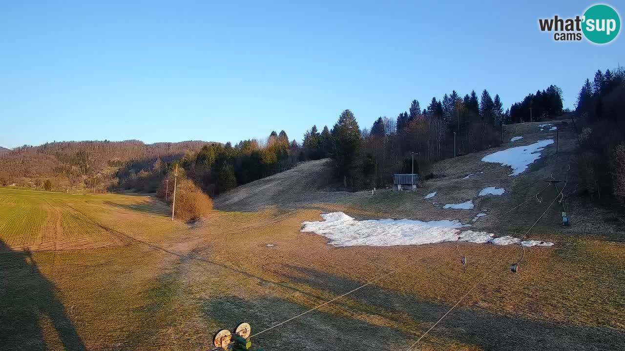 Webcam Smučišče Senožeta – Stazione sciistica a Srednja Vas vicino Bohinj