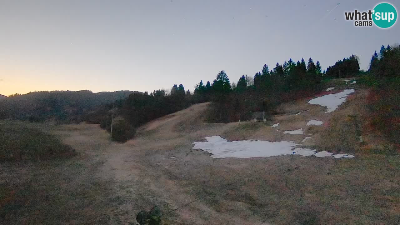 Webcam Smučišče Senožeta – Station de ski à Srednja Vas près de Bohinj