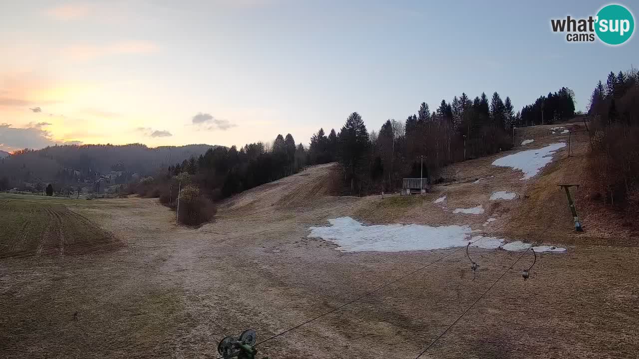 Webcam Smučišče Senožeta – Ski Resort Live View near Bohinj
