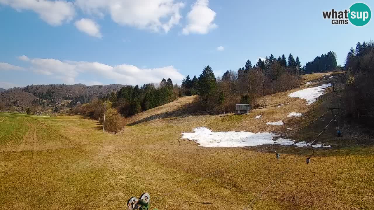Webcam Smučišče Senožeta – Ski Resort Live View near Bohinj