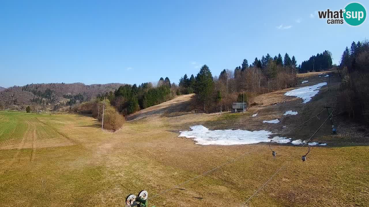 Webcam Smučišče Senožeta – Ski Resort Live View near Bohinj