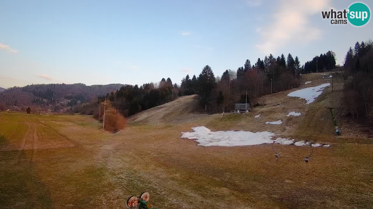 Webcam Smučišče Senožeta – Station de ski à Srednja Vas près de Bohinj