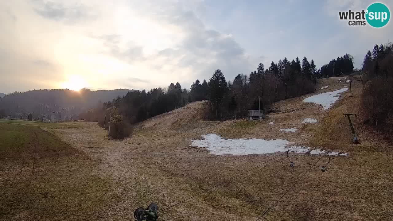Webcam Smučišče Senožeta – Ski Resort Live View near Bohinj