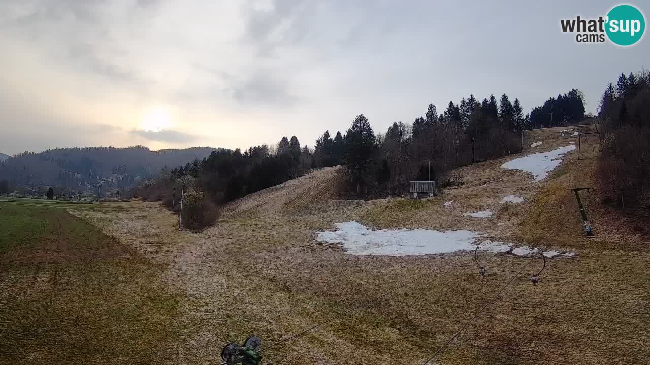 Webcam Smučišče Senožeta – Stazione sciistica a Srednja Vas vicino Bohinj
