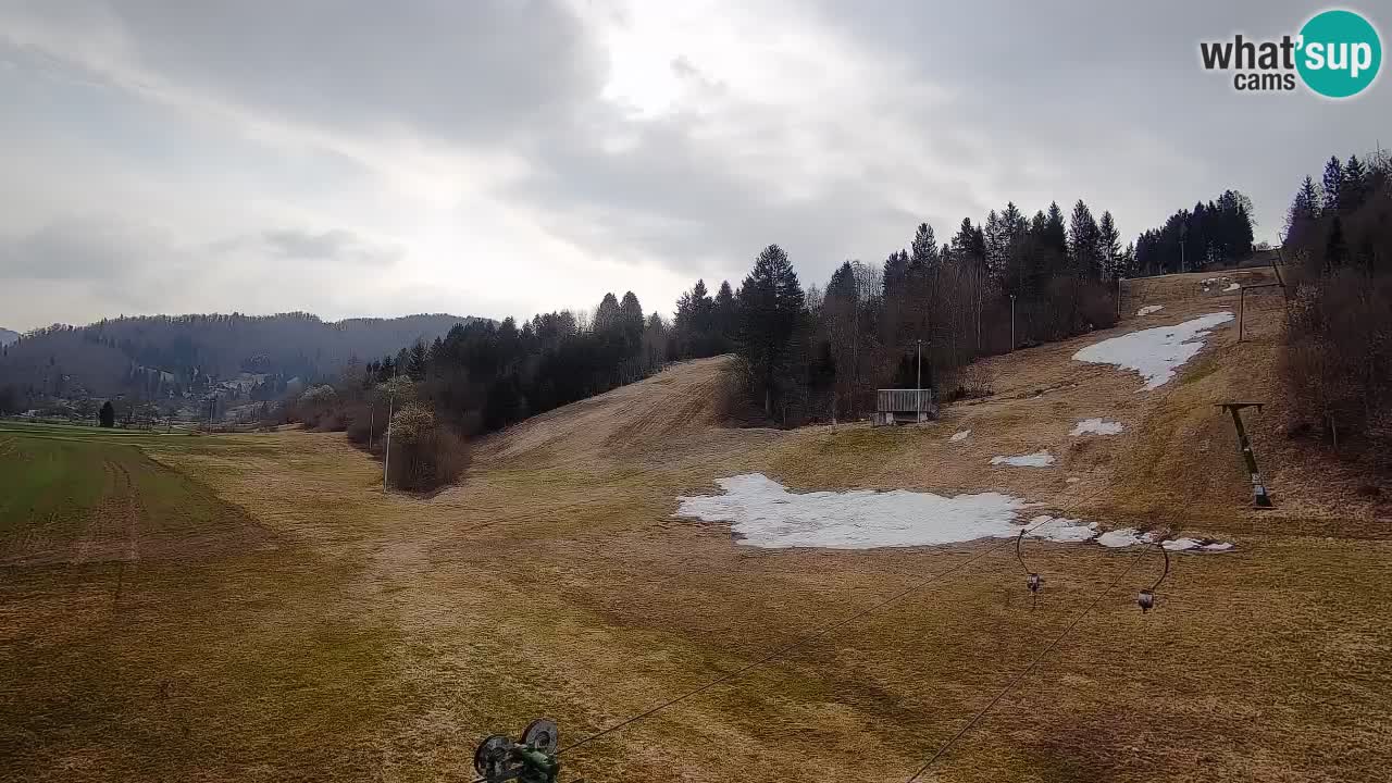 Cámara web Smučišče Senožeta – Estación de esquí en Srednja Vas cerca de Bohinj