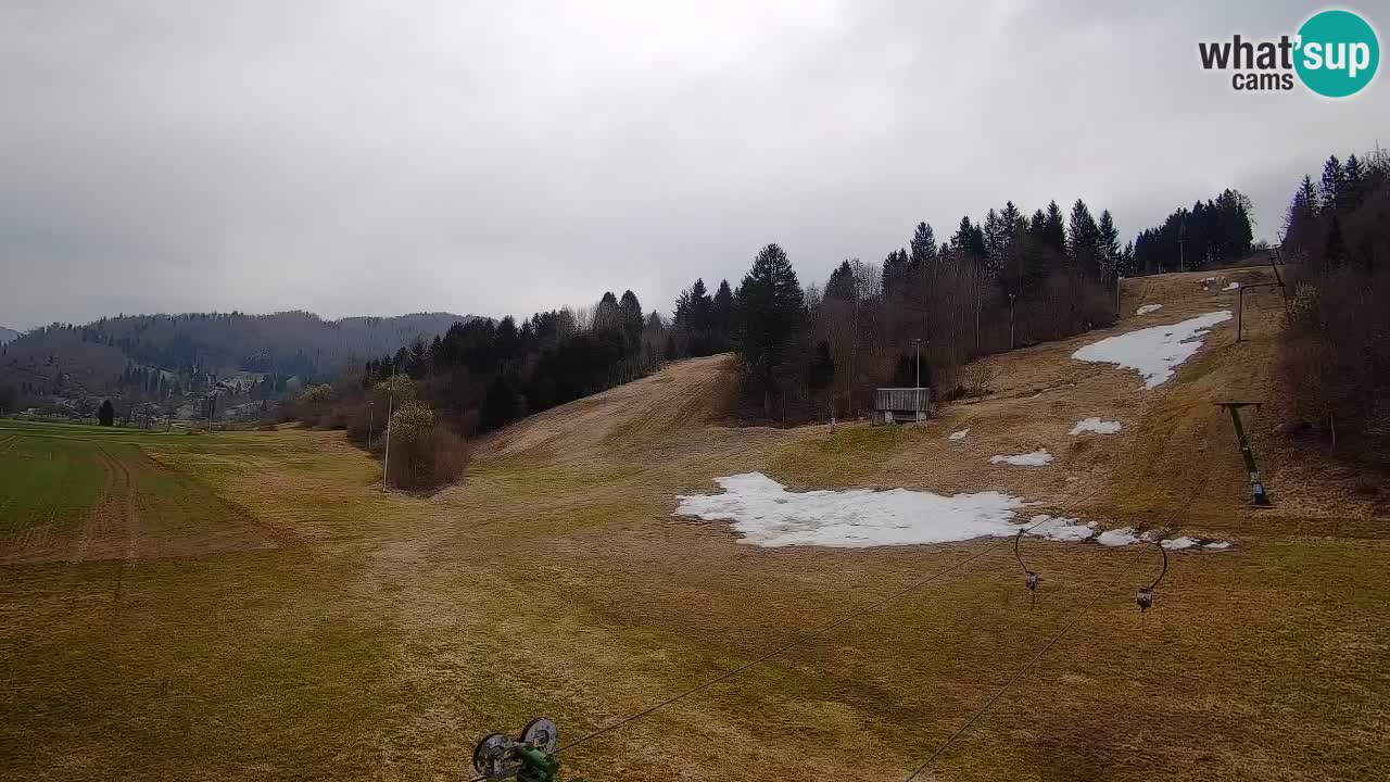 Cámara web Smučišče Senožeta – Estación de esquí en Srednja Vas cerca de Bohinj