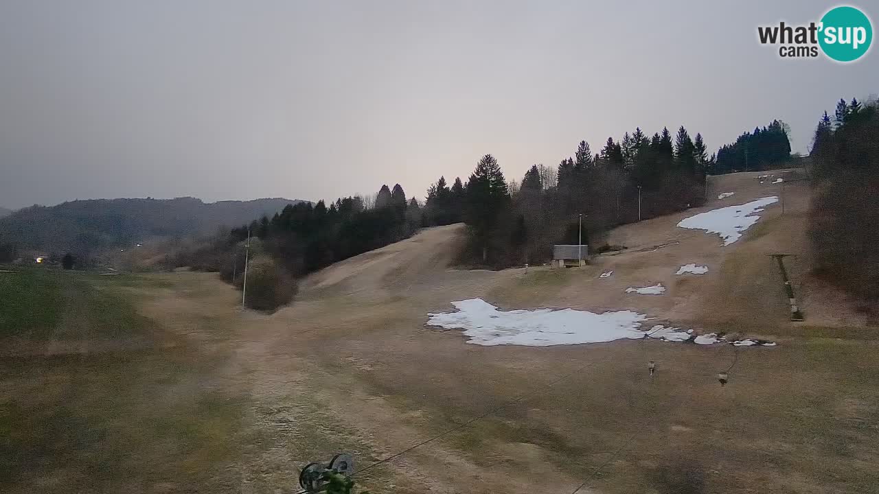 Webcam Smučišče Senožeta – Station de ski à Srednja Vas près de Bohinj