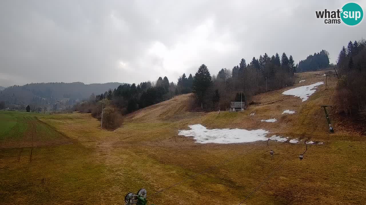 Cámara web Smučišče Senožeta – Estación de esquí en Srednja Vas cerca de Bohinj