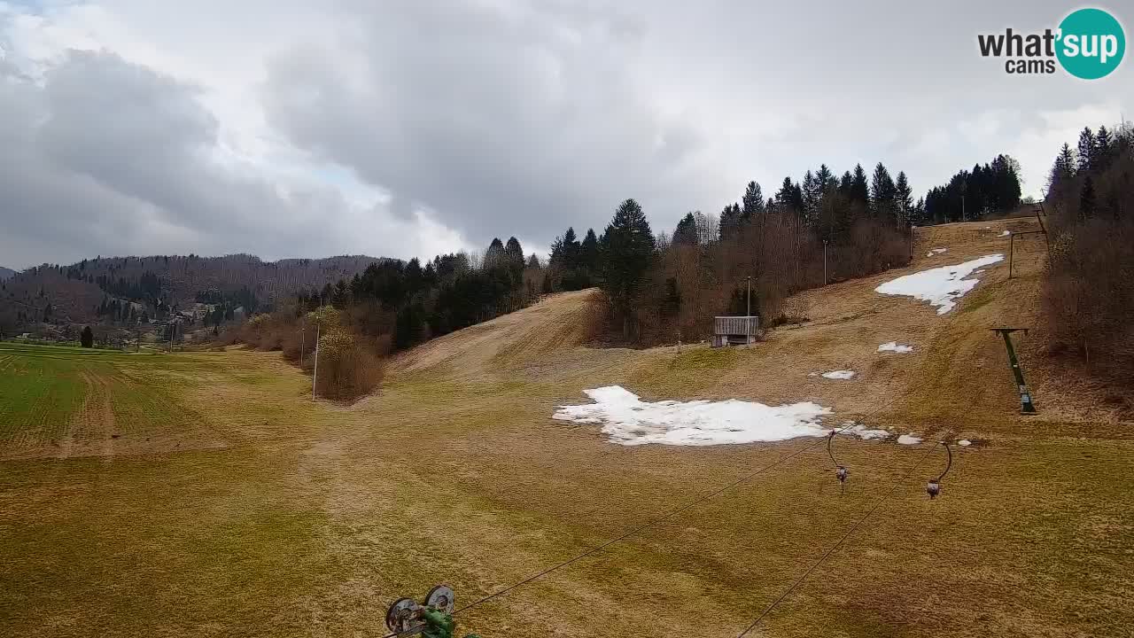 Cámara web Smučišče Senožeta – Estación de esquí en Srednja Vas cerca de Bohinj