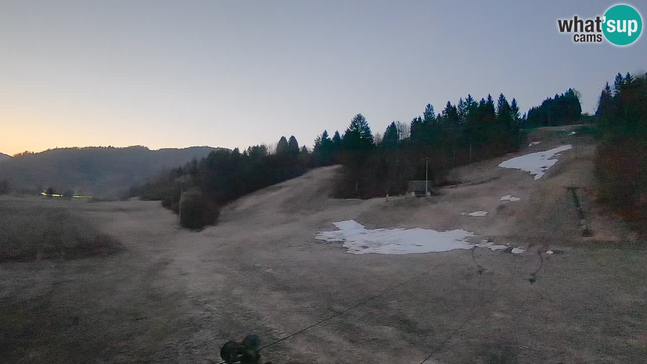 Webcam Smučišče Senožeta – Ski Resort Live View near Bohinj