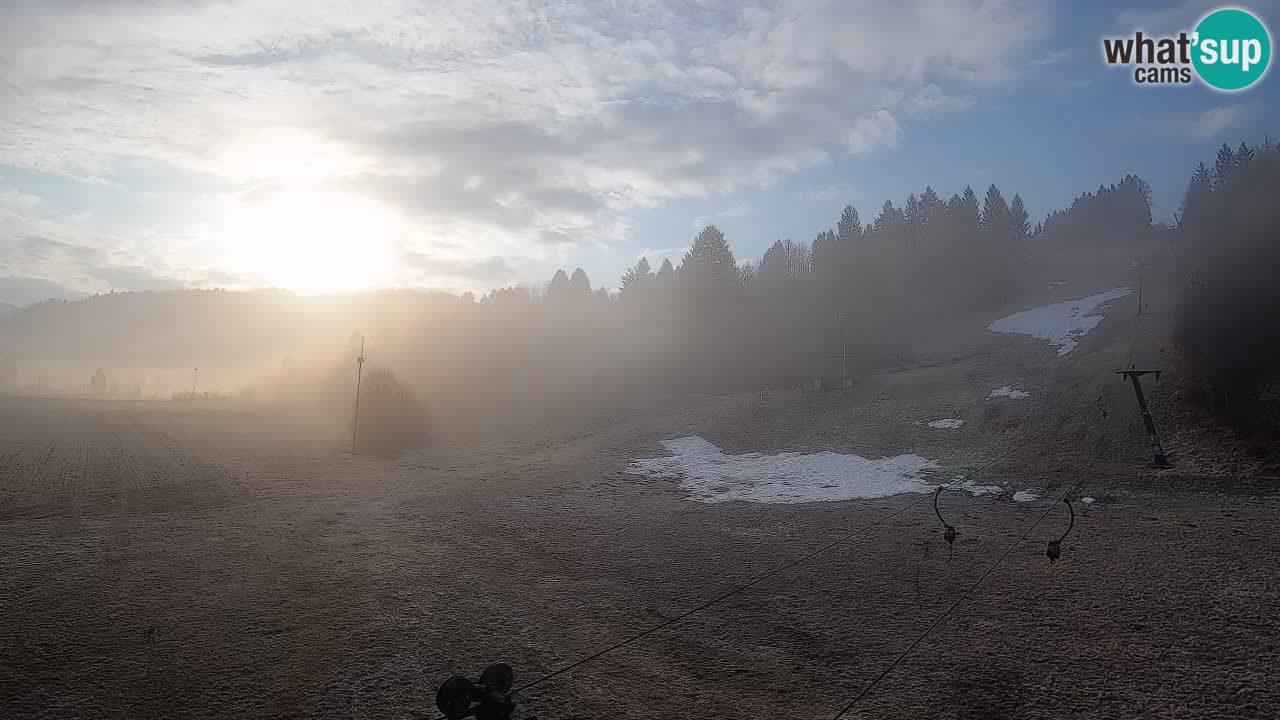 Webcam Smučišče Senožeta – Ski Resort Live View near Bohinj