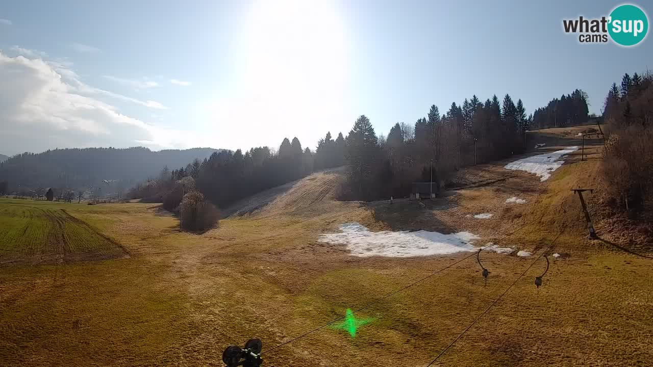 Webcam Smučišče Senožeta – Station de ski à Srednja Vas près de Bohinj