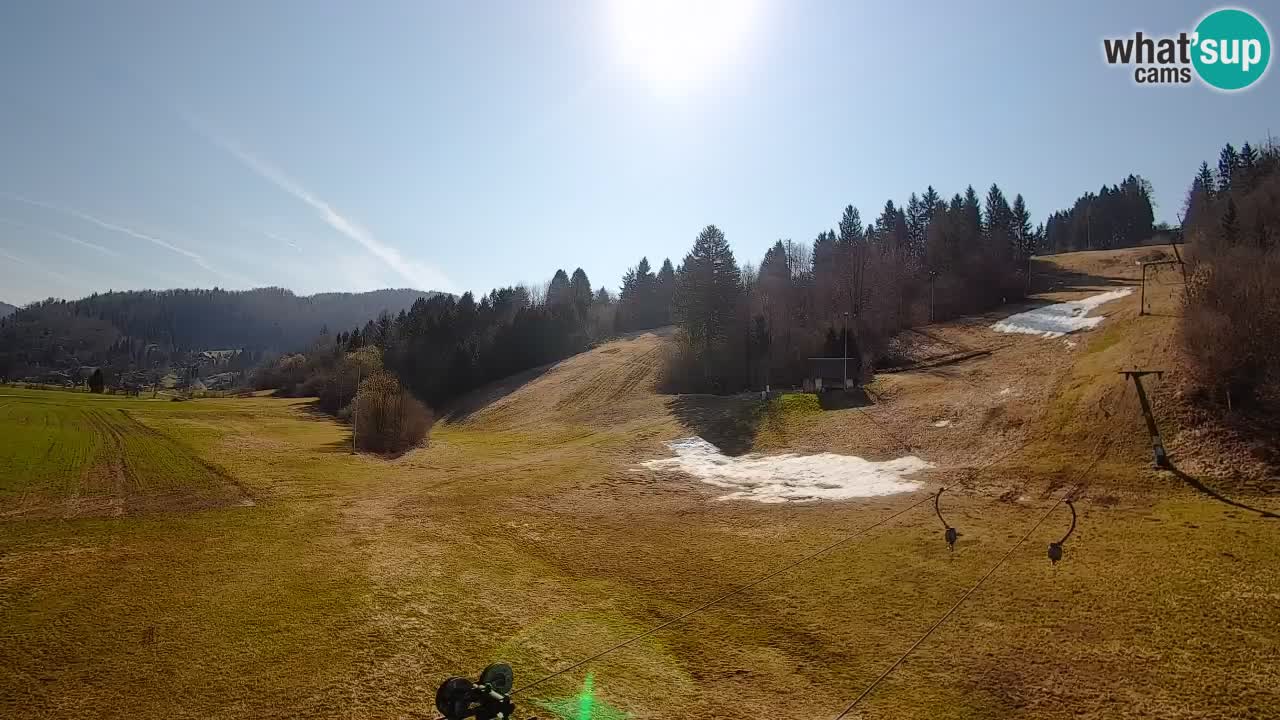 Webcam Smučišče Senožeta – Station de ski à Srednja Vas près de Bohinj