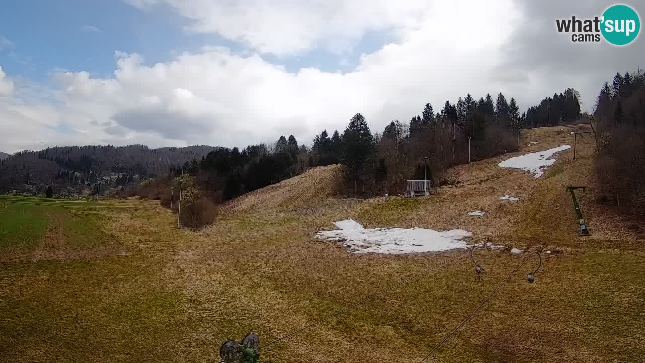 Webcam Smučišče Senožeta – Station de ski à Srednja Vas près de Bohinj