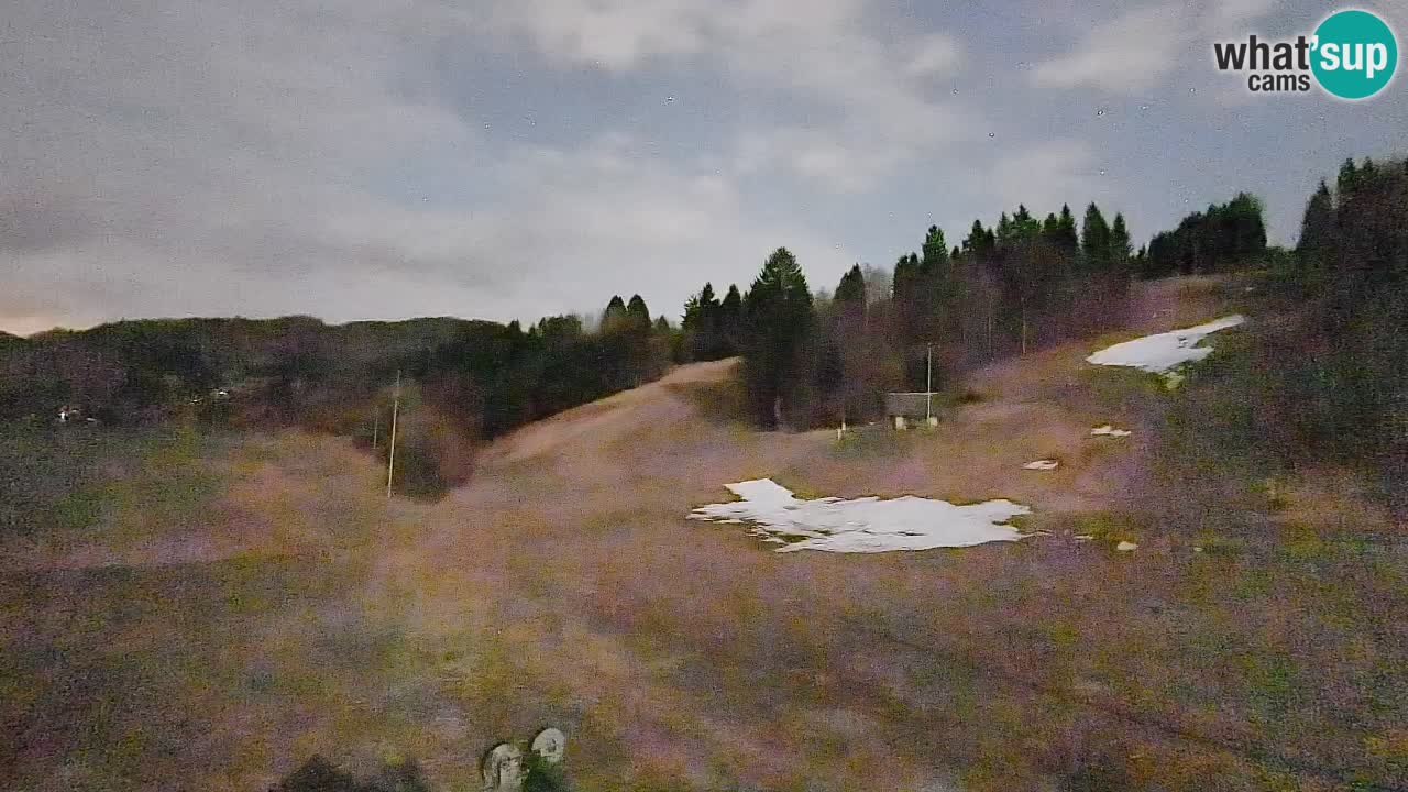 Cámara web Smučišče Senožeta – Estación de esquí en Srednja Vas cerca de Bohinj