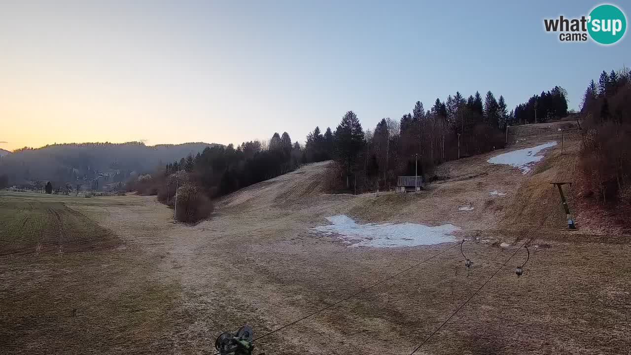 Webcam Smučišče Senožeta – Station de ski à Srednja Vas près de Bohinj