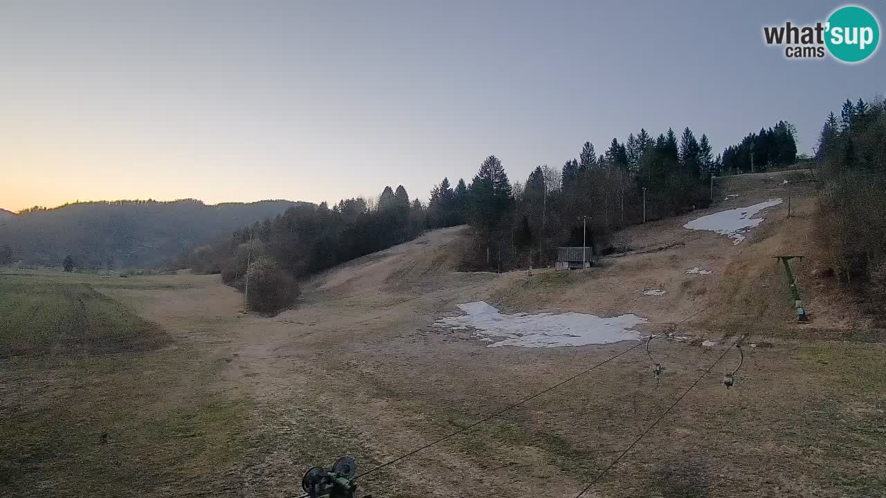 Webcam Smučišče Senožeta – Station de ski à Srednja Vas près de Bohinj