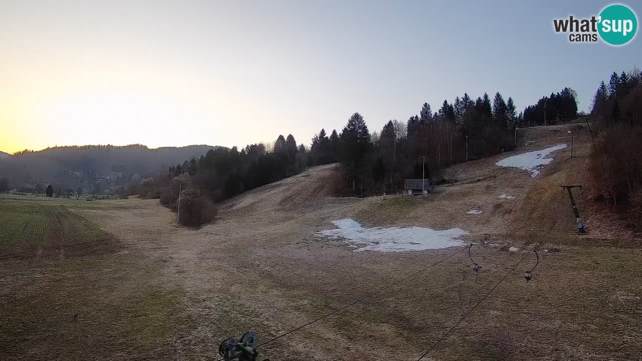 Webcam Smučišče Senožeta – Stazione sciistica a Srednja Vas vicino Bohinj