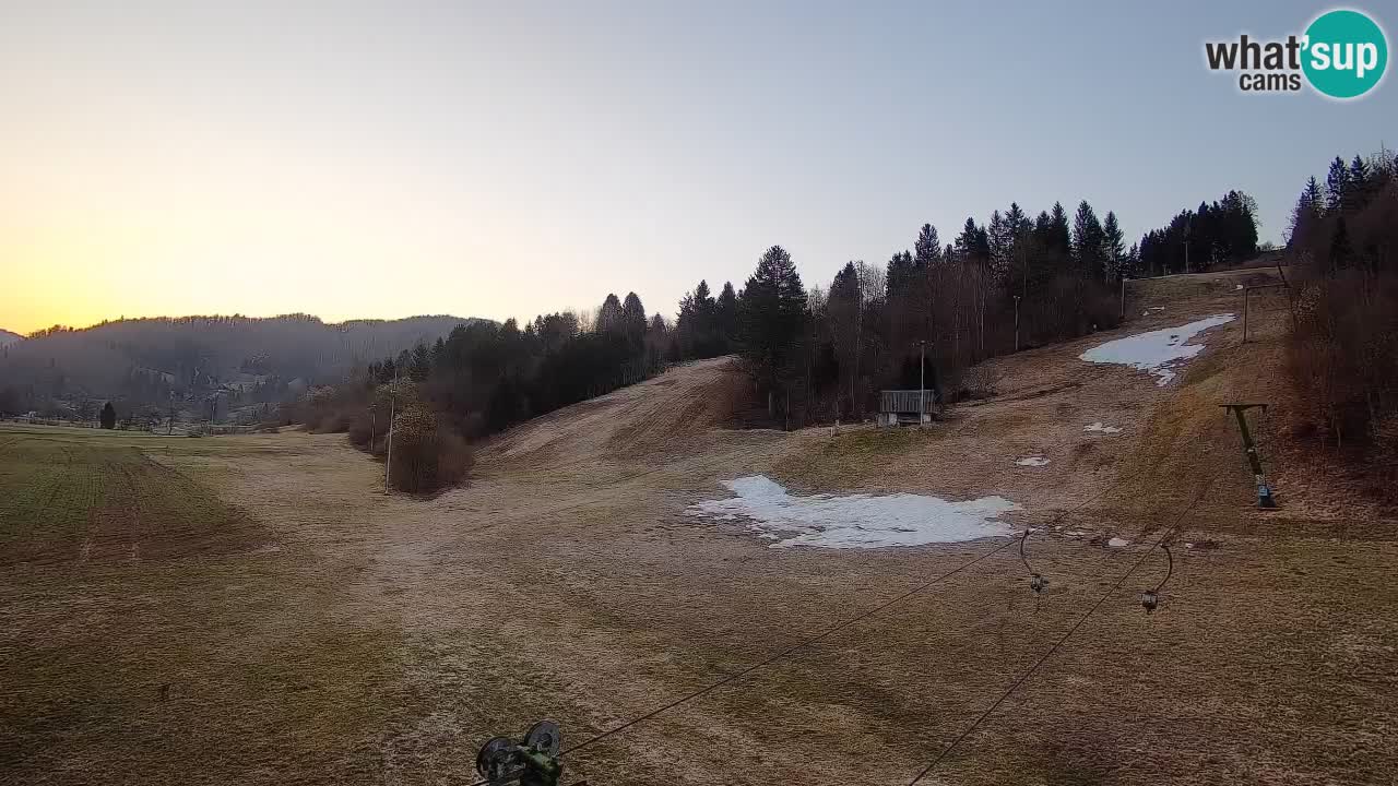 Webcam Smučišče Senožeta – Ski Resort Live View near Bohinj