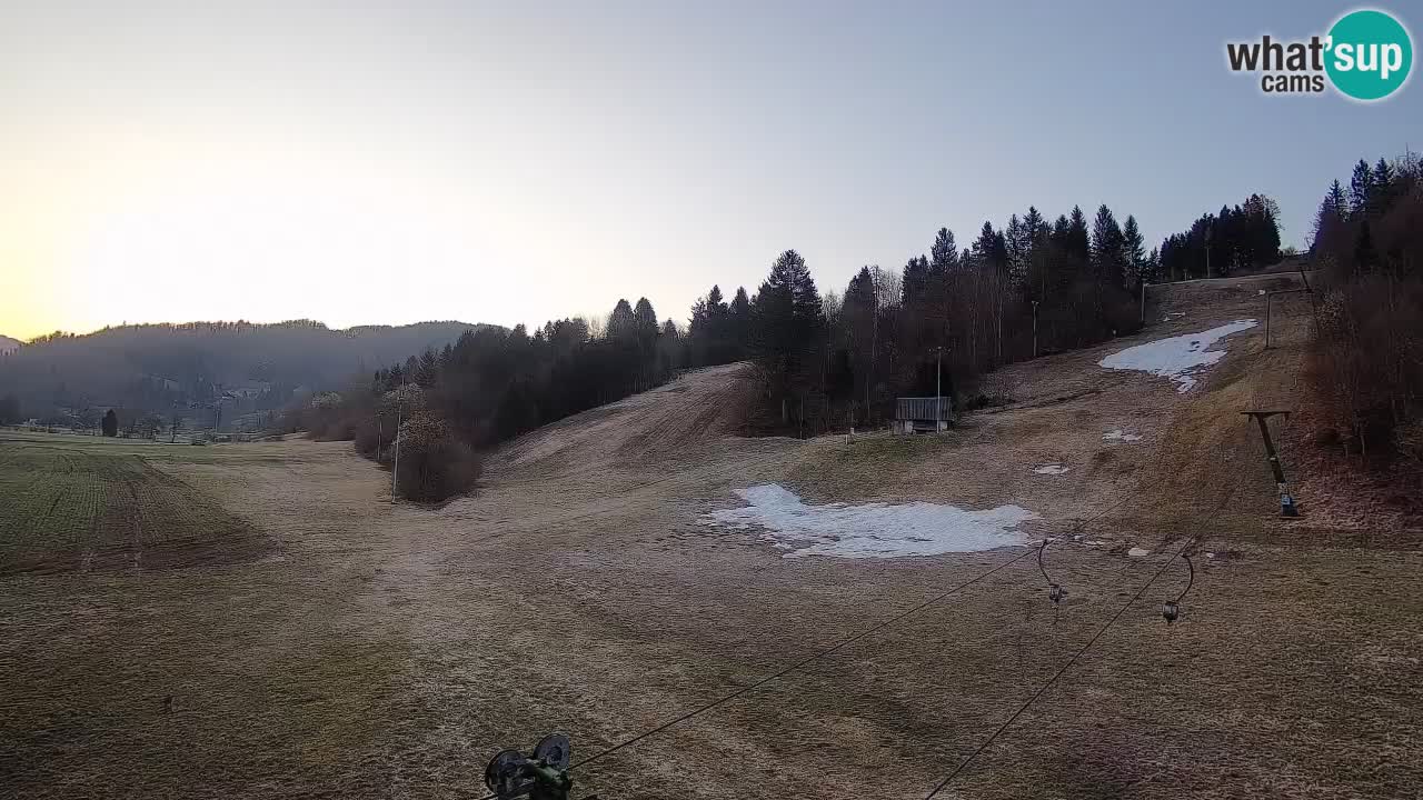 Cámara web Smučišče Senožeta – Estación de esquí en Srednja Vas cerca de Bohinj