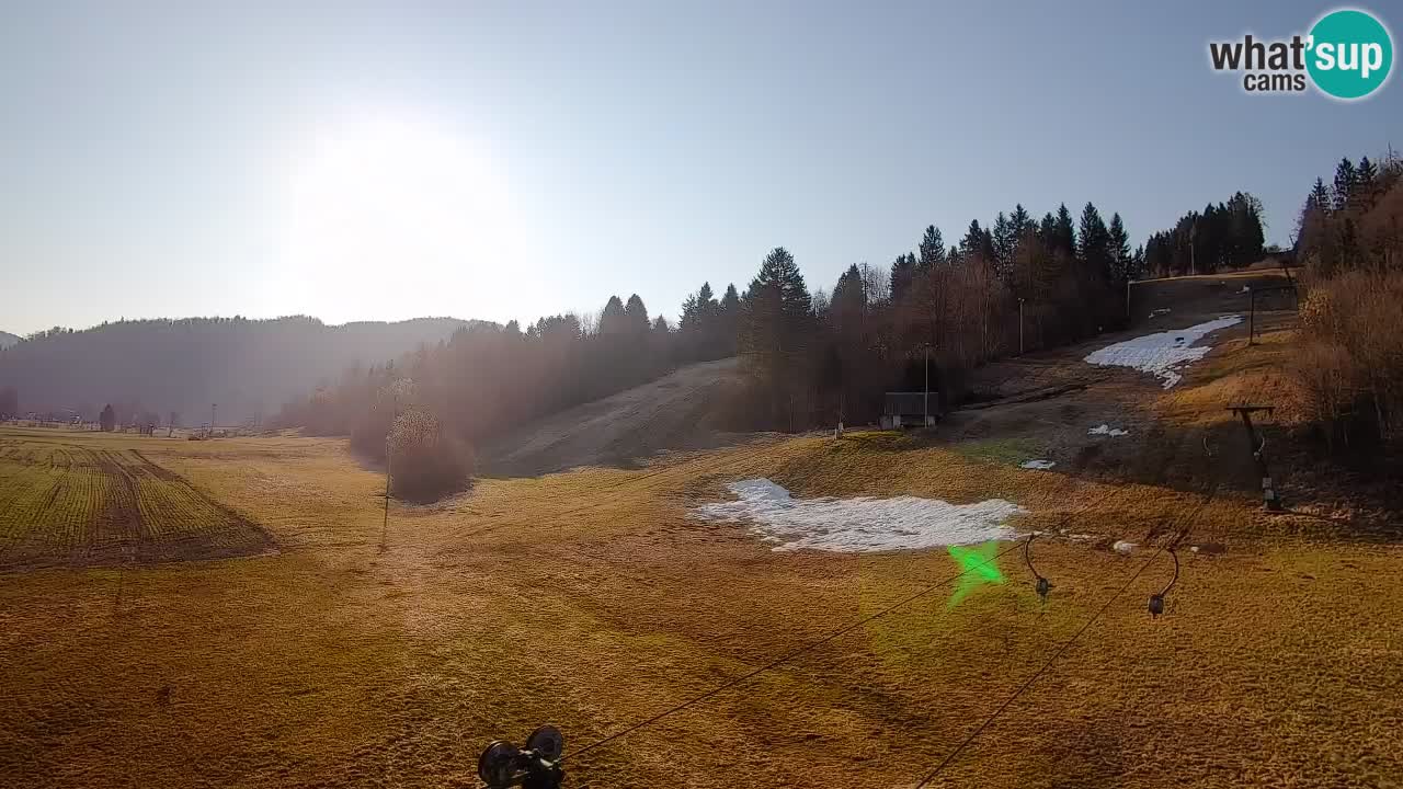 Webcam Smučišče Senožeta – Stazione sciistica a Srednja Vas vicino Bohinj