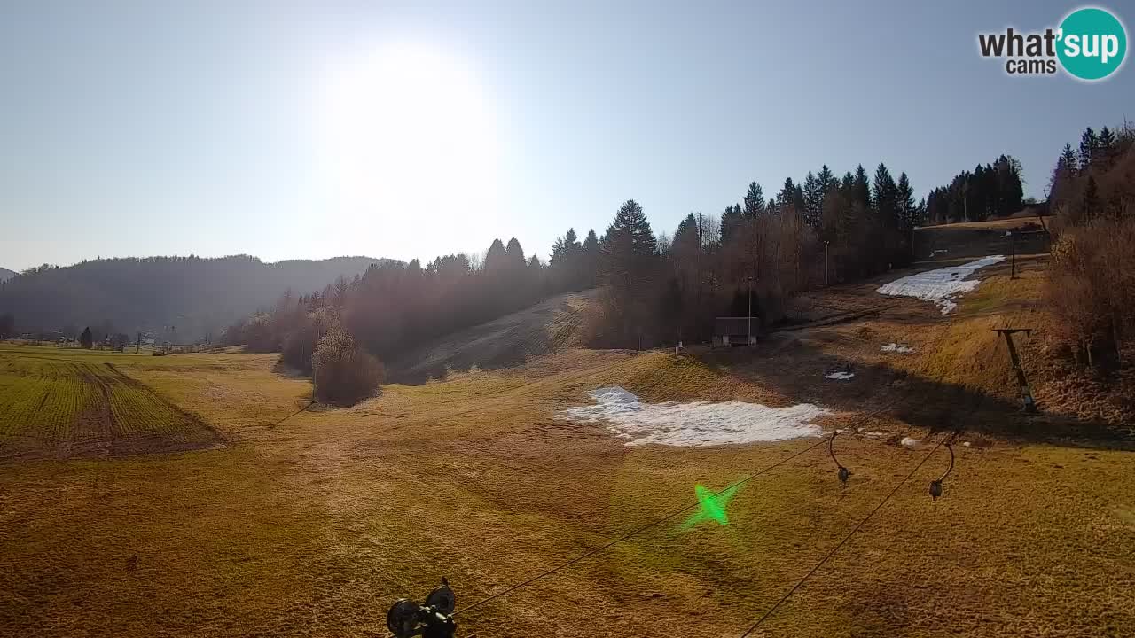 Web kamera Smučišče Senožeta – Skijalište u Srednjoj Vasi kod Bohinja