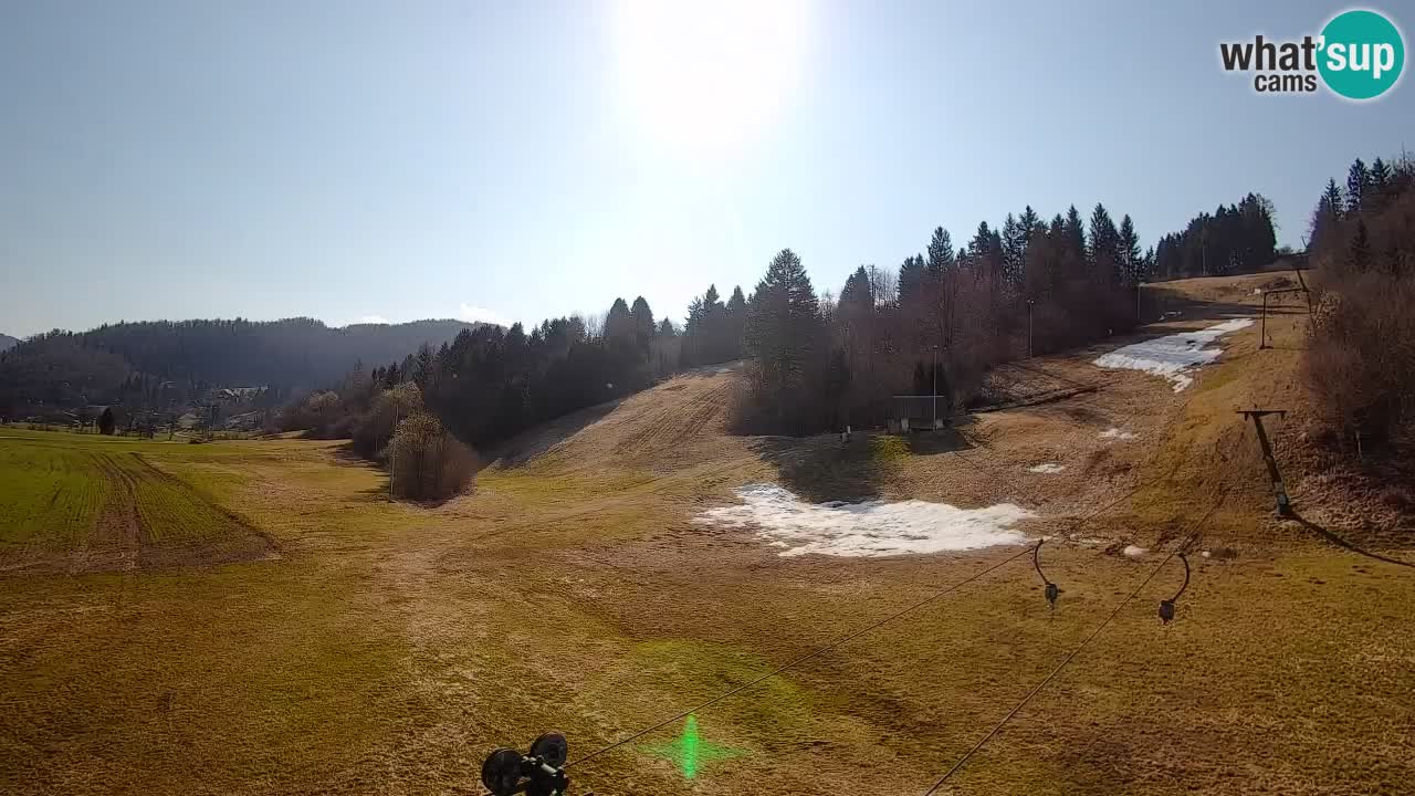 Webcam Smučišče Senožeta – Ski Resort Live View near Bohinj