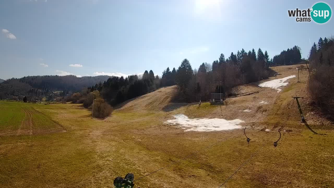Cámara web Smučišče Senožeta – Estación de esquí en Srednja Vas cerca de Bohinj