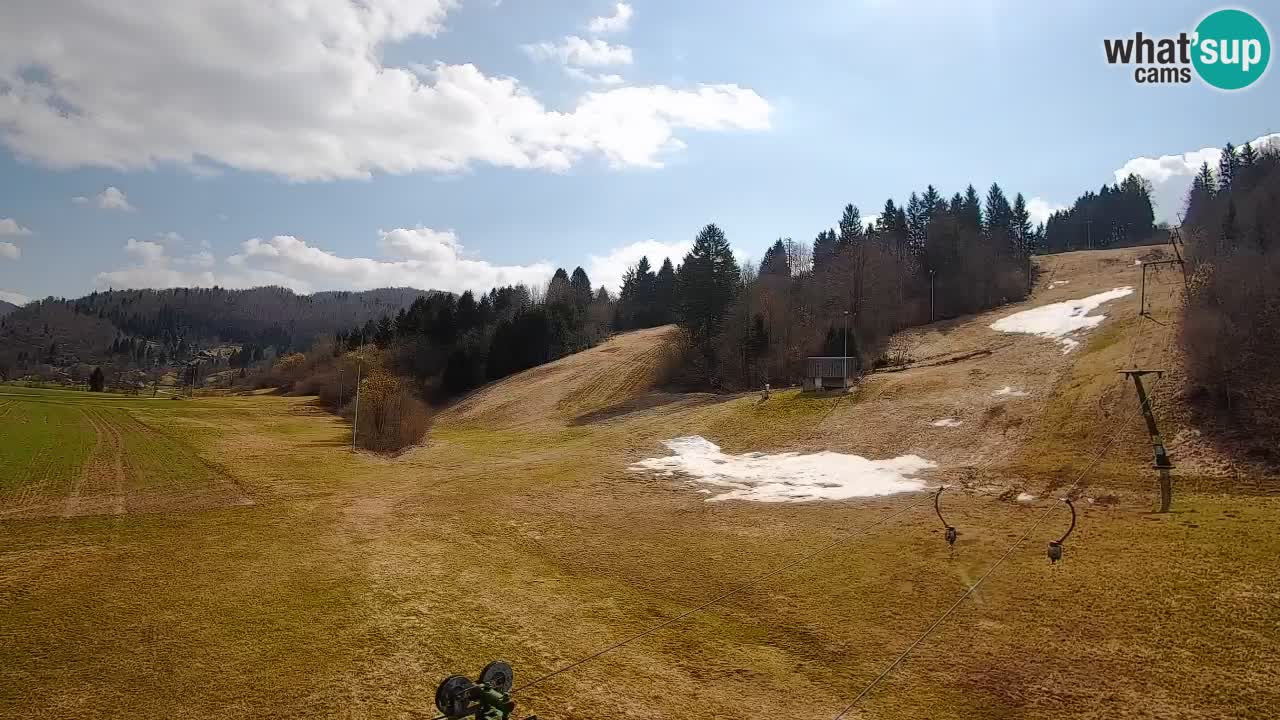 Webcam Smučišče Senožeta – Stazione sciistica a Srednja Vas vicino Bohinj