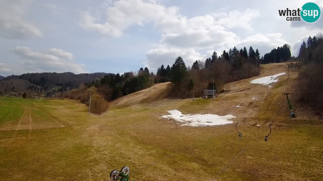 Cámara web Smučišče Senožeta – Estación de esquí en Srednja Vas cerca de Bohinj