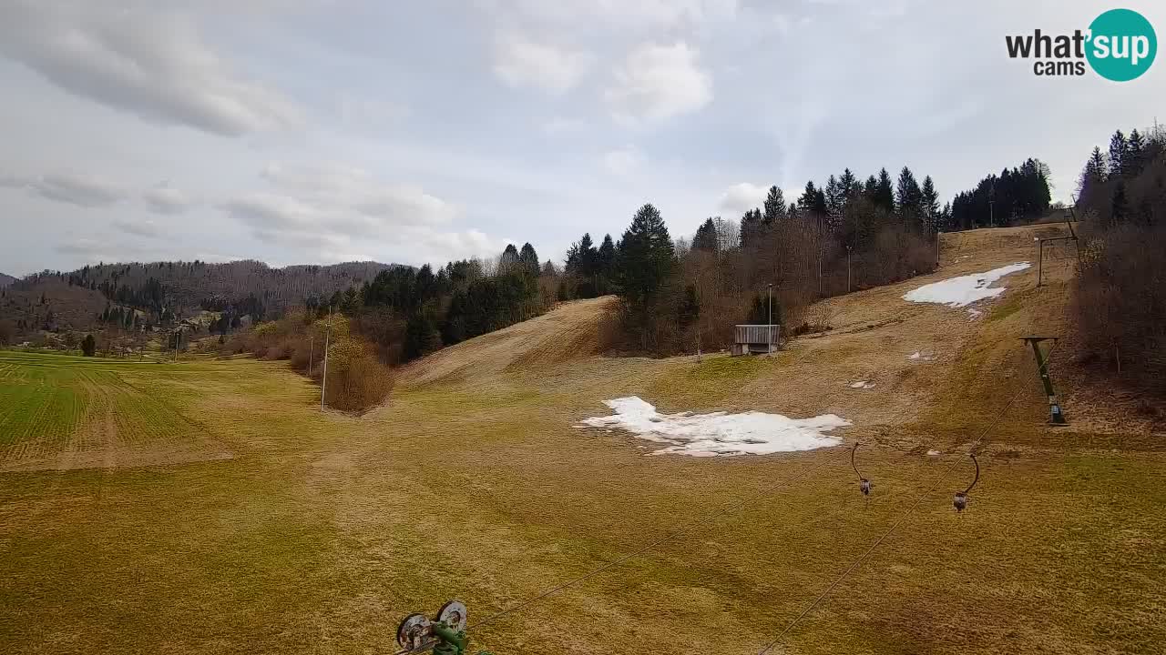 Cámara web Smučišče Senožeta – Estación de esquí en Srednja Vas cerca de Bohinj