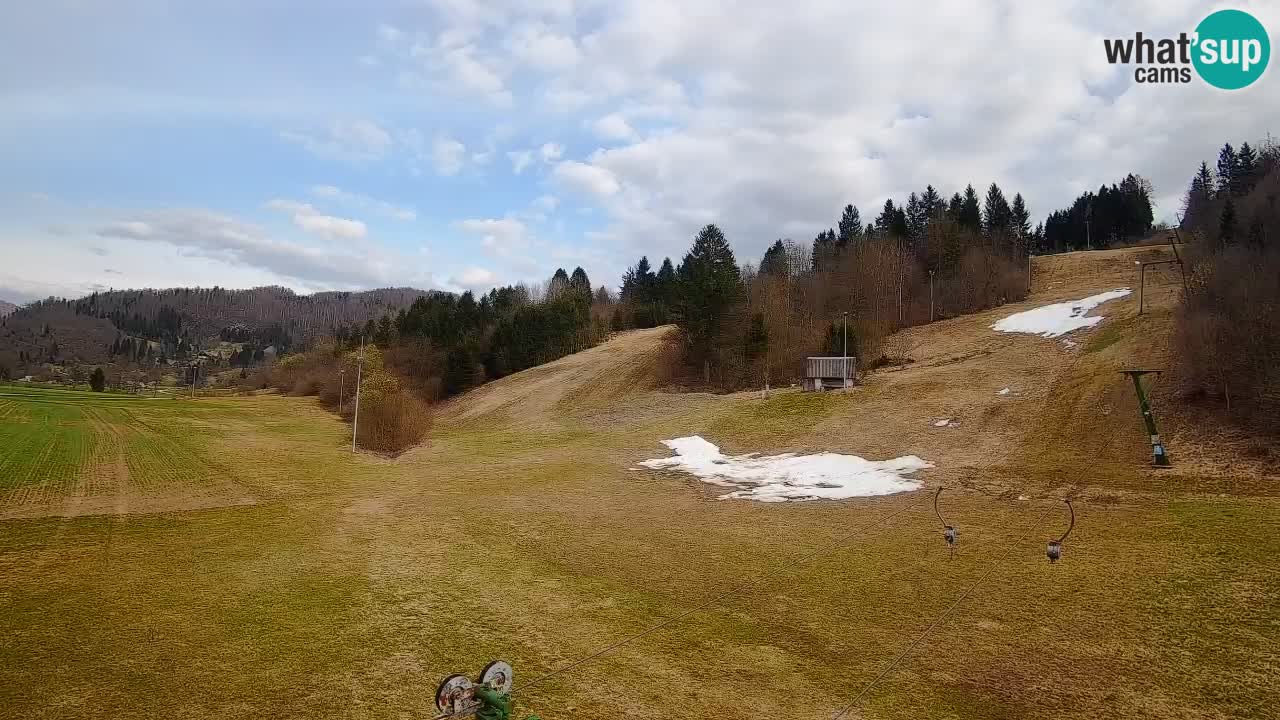 Cámara web Smučišče Senožeta – Estación de esquí en Srednja Vas cerca de Bohinj